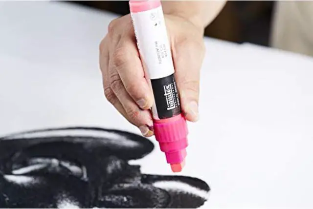 Alt view image 5 of 6 - Liquitex Professional Fine Paint Marker, 2-4mm, Prussian Blue Hue | Fine Art Pigments, Precise Control, Highly Lightfast, Satin Finish, Range of Opacities; Available in Fine & Wide Nibs