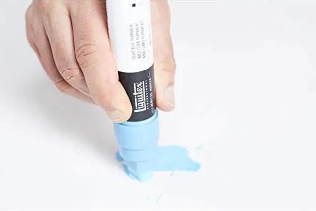 Alt view image 6 of 6 - Liquitex Professional Fine Paint Marker, 2-4mm, Prussian Blue Hue | Fine Art Pigments, Precise Control, Highly Lightfast, Satin Finish, Range of Opacities; Available in Fine & Wide Nibs