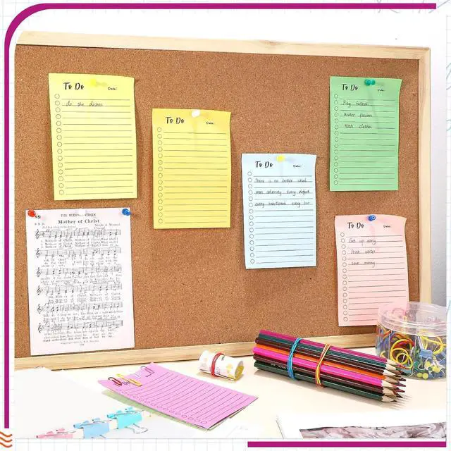 Alt view image 6 of 7 - 350 Pcs Colored Paper Clips with Binderclips Rubber Bands Push Pins | Assorted Sizes, In A Divided Round Storage Box, For Bulletin Boards Office, School And Home