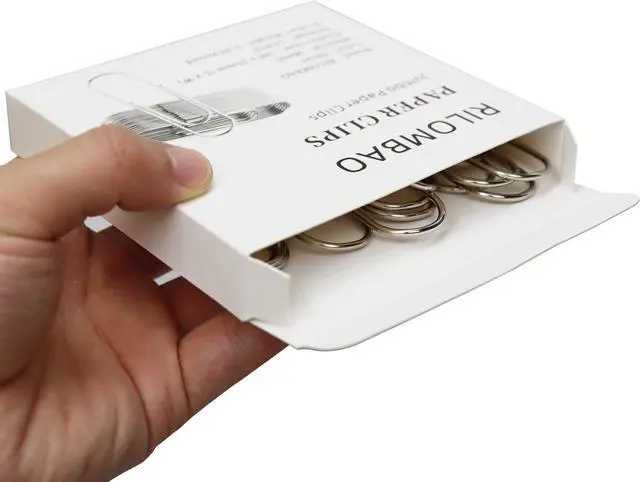 Alt view image 6 of 7 - 14 PCS 4 Inch (100mm) Extra Large Paper Clips Silver Rust Resistant Metal Strong Jumbo Paperclips for Office School Documents