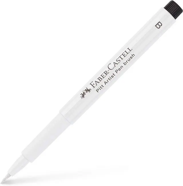 Main image of Faber-Castell Pitt Artist Brush Pen, White India Ink - Brush Nib Artist Marker