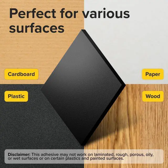Alt view image 5 of 6 - Pre-Cut Adhesive Magnetic Tape Squares, 0.8"x0.08" (20x2mm), 36 pcs | Sticky Magnetic Tape Squares, Flexible, Easy to Use, No Cutting Needed, For Whiteboard, Fridge, Crafts & School