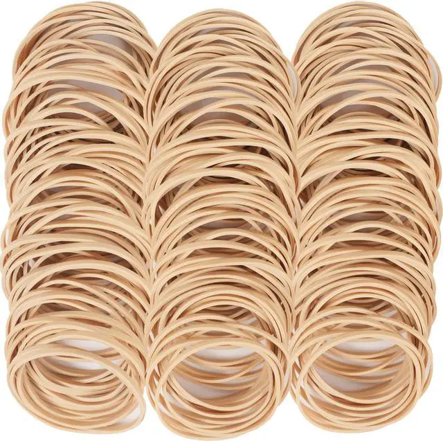 Alt view image 2 of 6 - AIWOQI Rubber Bands Size 33, 220pcs Rubber Band #33 Beige Strong | Heavy Duty Elastic Rubber Bands for Office Supply
