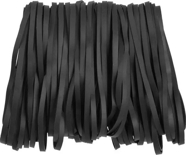 Alt view image 5 of 6 - Rubber Bands Long 70Pcs Size69 Big Black Strong Elasticity Elastic Band | Heavy Duty Wide Thick Large Rubber Band for Office supplies (5.9" x 0.24")