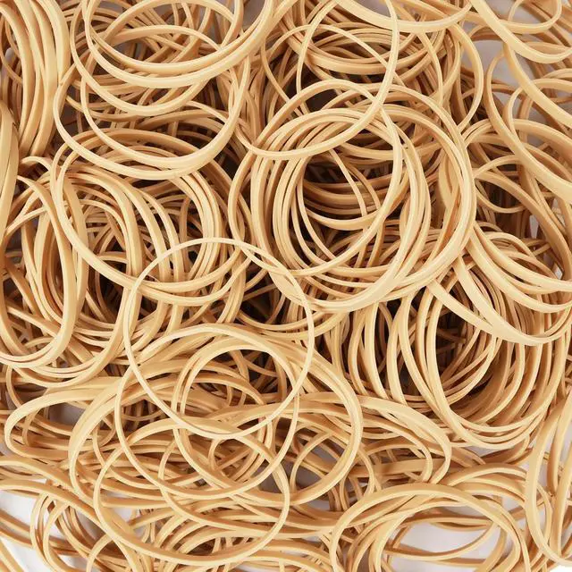 Alt view image 5 of 7 - Rubber Bands Size#32 (3 x 1/8) Elastics Band 220pcs Beige Rubber Bands for Office Supplies Home School