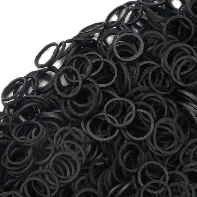 Alt view image 5 of 6 - AIWOQI Rubber Bands mini 2000pcs rubber band black 0.5inch small Rubber Band Mini Soft Elastic Bands Diameter 13mm rubber bands for Office Supplies School