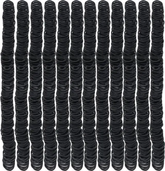 Alt view image 3 of 6 - AIWOQI Rubber Bands mini 2000pcs rubber band black 0.5inch small Rubber Band Mini Soft Elastic Bands Diameter 13mm rubber bands for Office Supplies School