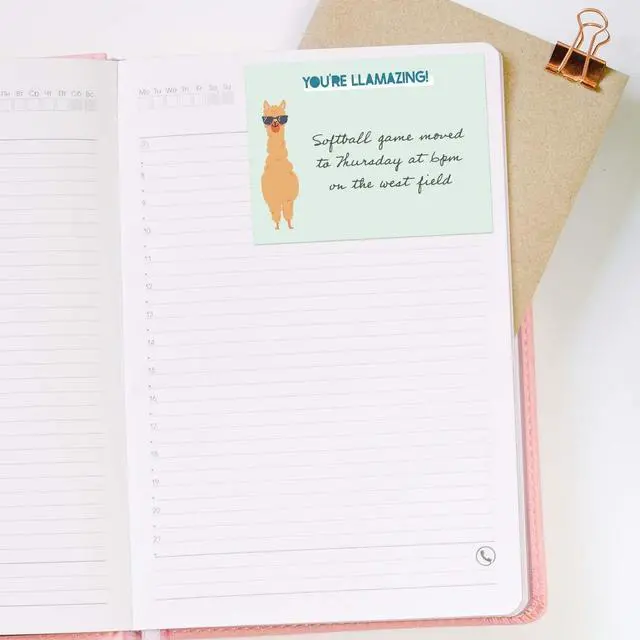 Alt view image 5 of 6 - Cute Animal Pun Sticky Note Pads / 4" x 3" Clever Sticky Notes/Set of 6 Pads / 50 Sheets Per Pad/Trendy Gift Idea/Made in The USA