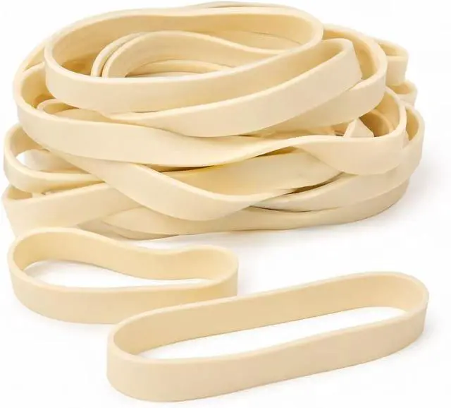 Main image of Size #82 Rubber Bands, 60 Pack Heavy Duty Wide Elastic Bands, Extra Thick Tactical Rubber Bands for Camping, Fishing, Cycling, Survival Kit, Office, Tools and Outdoor Gear