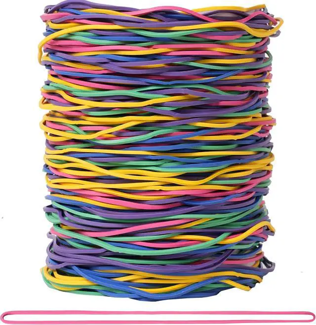 Alt view image 2 of 7 - Rubber Bands for Balloon Arches Size#117A 200pcs Long Elastic Rubber Band