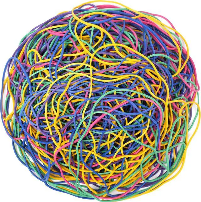 Alt view image 3 of 7 - Rubber Bands for Balloon Arches Size#117A 200pcs Long Elastic Rubber Band