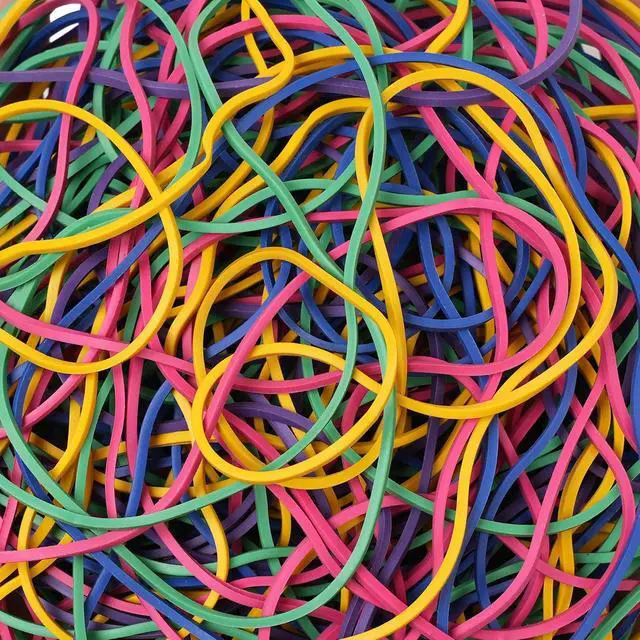 Alt view image 5 of 7 - Rubber Bands for Balloon Arches Size#117A 200pcs Long Elastic Rubber Band
