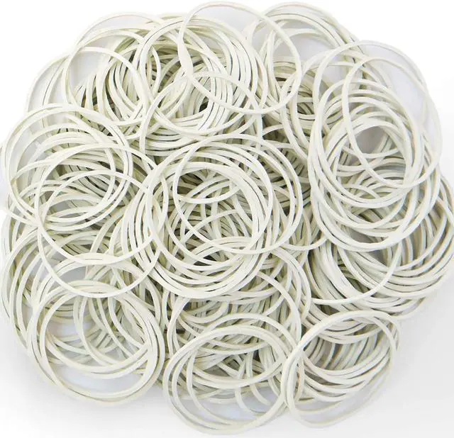 Alt view image 3 of 7 - AMUU Rubber Bands Size 16 300pcs Small Rubber Bands for Office Supplies | White Size16 Elastic Band for School Home