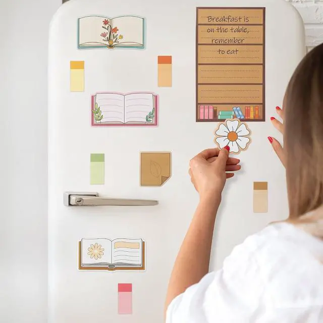 Alt view image 5 of 7 - B1ykin Sticky Notes Set - 550 Sheets Memo Writing Pad Book Lovers Design | Self-Stick Notes Pages, Teacher Appreciation Gift, School Office Supplies, There is No Such Thing As Too Many Books Design