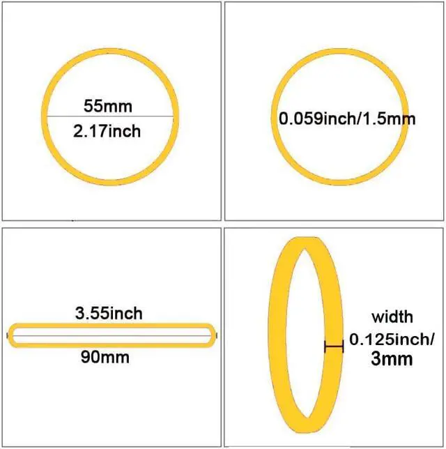 Alt view image 3 of 5 - AIWOQI Rubber Bands Ball 2 Pack Size #32 300 Pcs for Office Supplies | Strong Heavy Duty Elastic Band For School Home