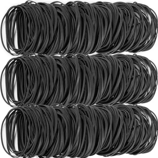 Main image of AIWOQI Rubber Bands Size 33 Rubber Band #33 220pcs Heavy Duty strong | Elastic Rubber Band Black for Office Supply