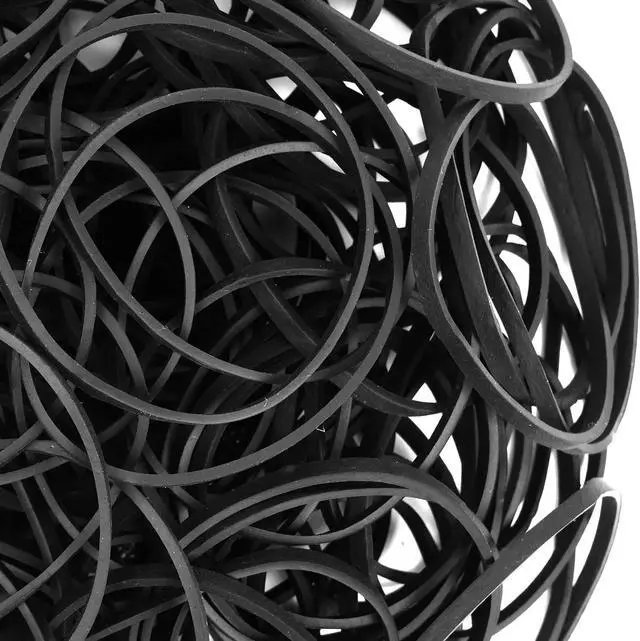 Alt view image 3 of 6 - AIWOQI Rubber Bands Size 33 Rubber Band #33 220pcs Heavy Duty strong | Elastic Rubber Band Black for Office Supply
