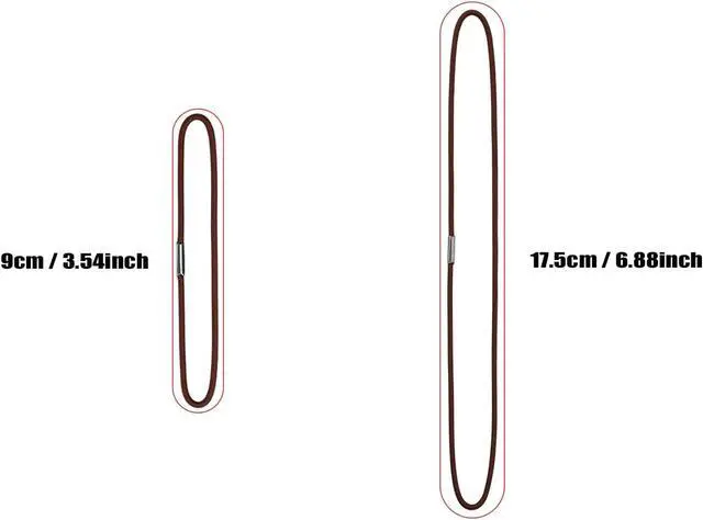 Alt view image 2 of 5 - Mini Skater Travel Notebook Elastic Bands for Refillable Travel Journals Planners, Two Sizes, Pack of 20 (Brown, A5 & Passport Size)
