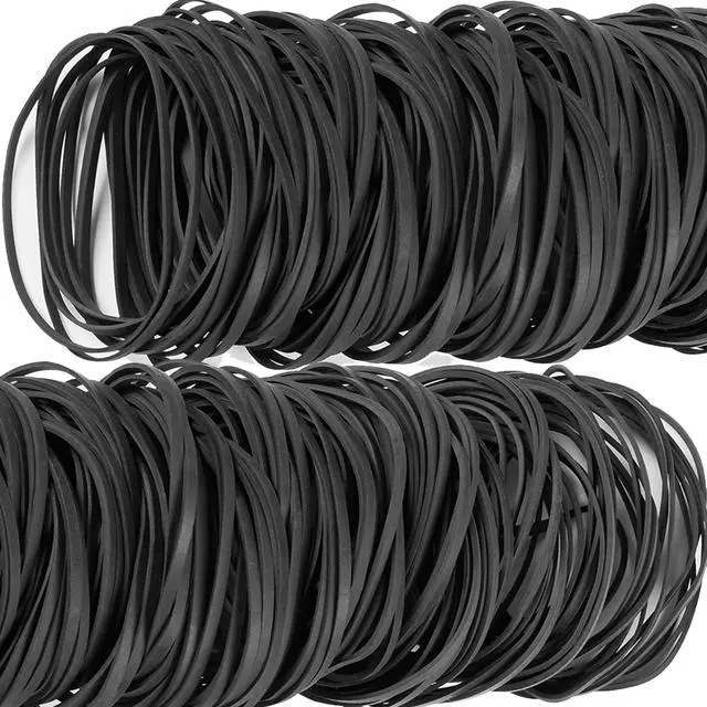 Alt view image 4 of 6 - AIWOQI Rubber Bands Size 33 Rubber Band #33 220pcs Heavy Duty strong | Elastic Rubber Band Black for Office Supply