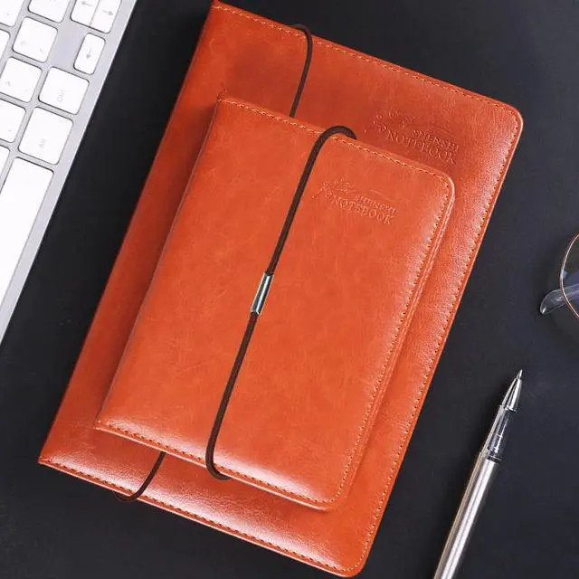 Alt view image 4 of 5 - Mini Skater Travel Notebook Elastic Bands for Refillable Travel Journals Planners, Two Sizes, Pack of 20 (Brown, A5 & Passport Size)