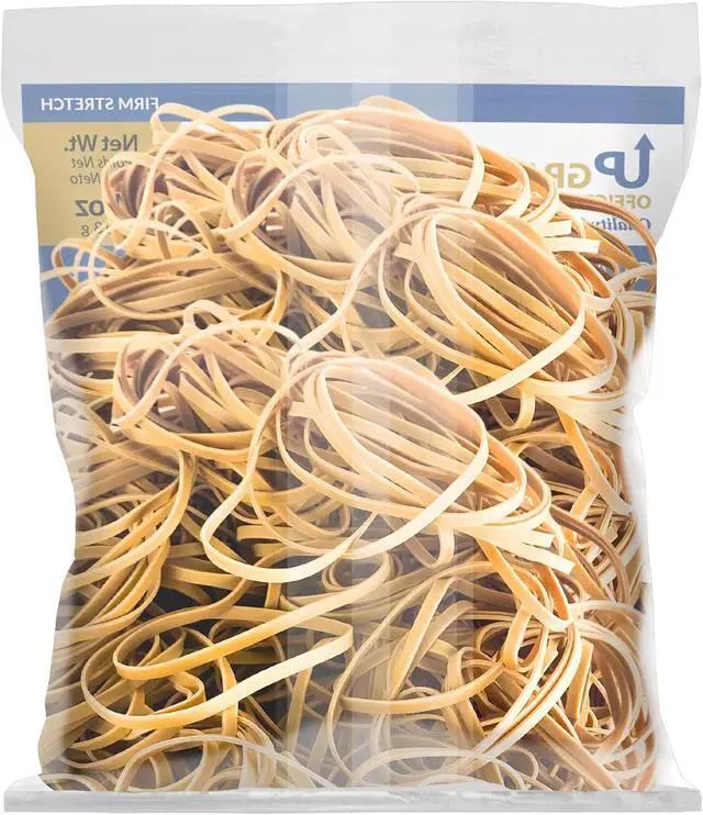Alt view image 3 of 4 - Upgrade Office Supply UPG22733 Rubber Bands, Size #33 (3-1/2 x 1/8), 150 Bands, 1/4 lb, USA