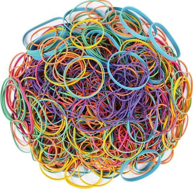 Alt view image 4 of 7 - AMUU Rubber Bands Assorted Size Multicolor 0.5 lb size#16,size19,size33,size64,size117,size 4.8in
