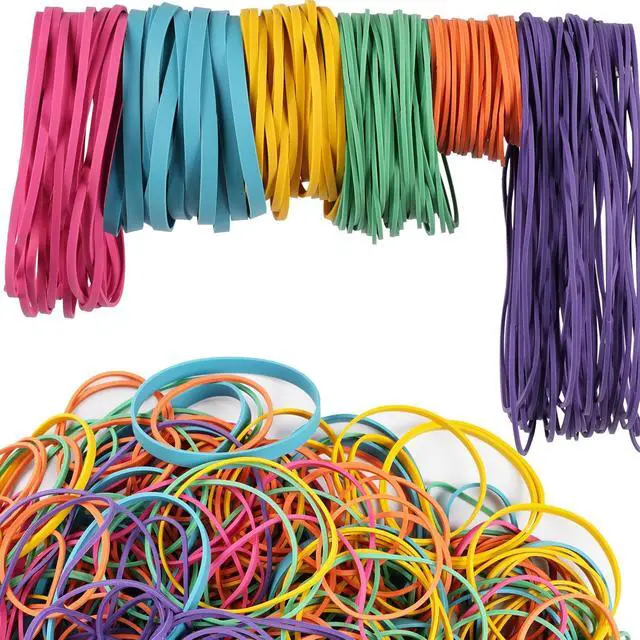Alt view image 5 of 7 - AMUU Rubber Bands Assorted Size Multicolor 0.5 lb size#16,size19,size33,size64,size117,size 4.8in