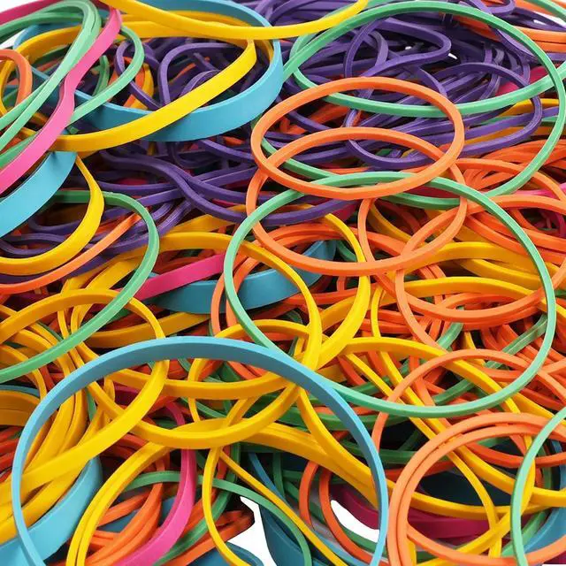 Alt view image 6 of 7 - AMUU Rubber Bands Assorted Size Multicolor 0.5 lb size#16,size19,size33,size64,size117,size 4.8in