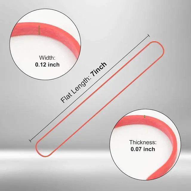 Alt view image 2 of 7 - Decymis Large Rubber Bands Heavy Duty, 120 Pcs, 7 Inch, Office Supplies | Big Colored Rubber Bands Heavy Duty for Office File Folders,Trash Can or Rubber Band Ball