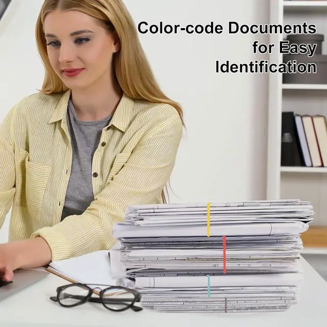 Alt view image 7 of 7 - Decymis Large Rubber Bands Heavy Duty, 120 Pcs, 7 Inch, Office Supplies | Big Colored Rubber Bands Heavy Duty for Office File Folders,Trash Can or Rubber Band Ball