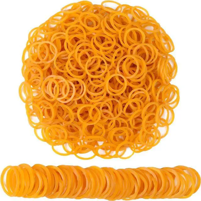 Main image of AMUU Rubber Bands MiNi 1200pcs Small Rubber Band Soft Elastic Bands | Rubber Bands for Braids Office Supplies School Home ues Yellow