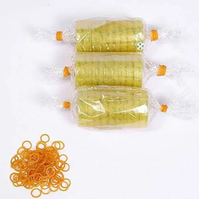 Alt view image 2 of 2 - AMUU Rubber Bands MiNi 1200pcs Small Rubber Band Soft Elastic Bands | Rubber Bands for Braids Office Supplies School Home ues Yellow