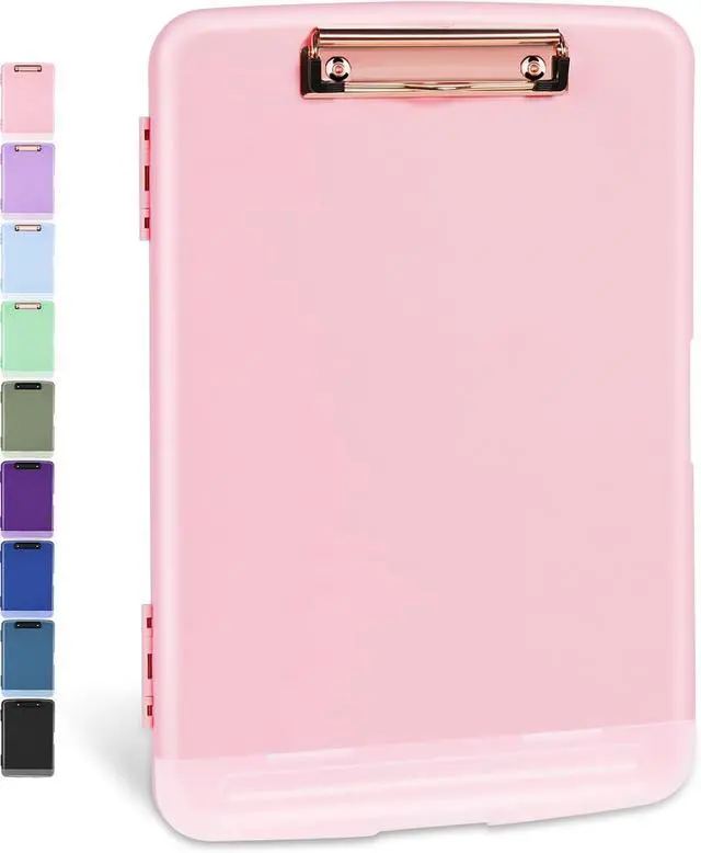 Main image of Sooez Clipboards with Storage, High Capacity Clip Boards 8.5x11 with Storage, Heavy Duty Nursing Clipboard Folder, Plastic Clipboard with Pen Holder for Women Teachers Work, School & Office Supplies