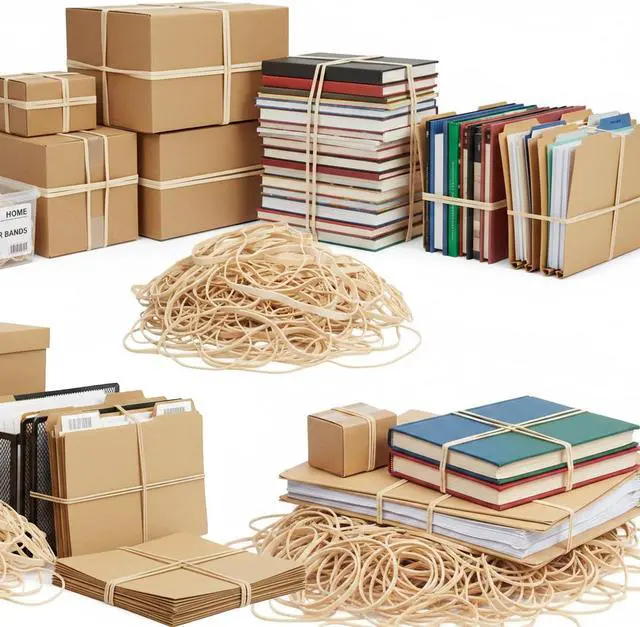 Alt view image 4 of 7 - Rubber Bands Assorted Sizes 0.5lb 4 Sizes Large Size69 Size117B,8in,4.8in | Rubber Bands Long Big Wide Heavy Duty Elastic Bands Tactical Rubber Band for Office Supplies