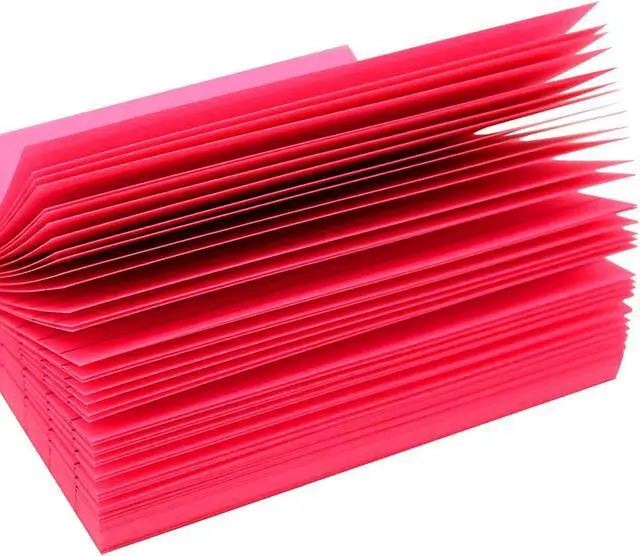 Alt view image 3 of 7 - (8 Pack) Lined Sticky Notes 4x4 Bright Stickies | Colorful Super Sticking Power Memo Pads, 8 Colors, Strong Adhesive