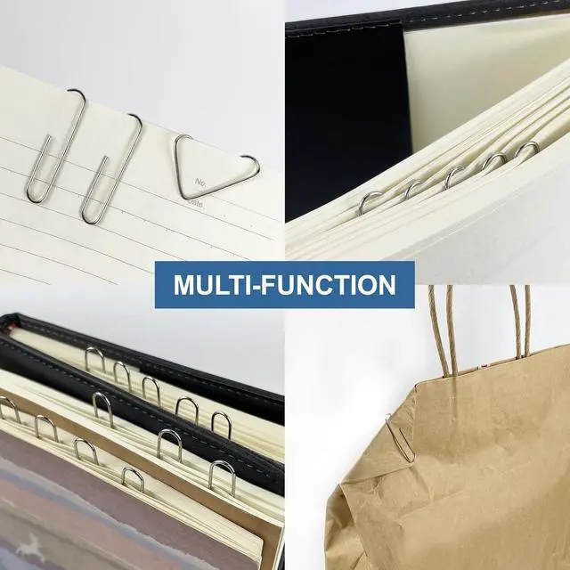 Alt view image 6 of 7 - Jumbo Paper Clips, 240pcs 2 Inch Large Silver Paper Clip, Big PaperClips for Paperwork Office School and Personal Use
