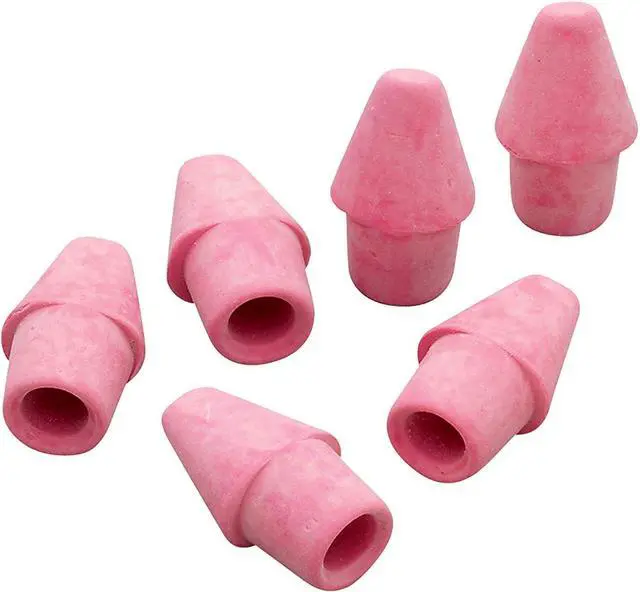 Main image of Arrowhead Pink Pearl Cap Erasers, Pack of 12