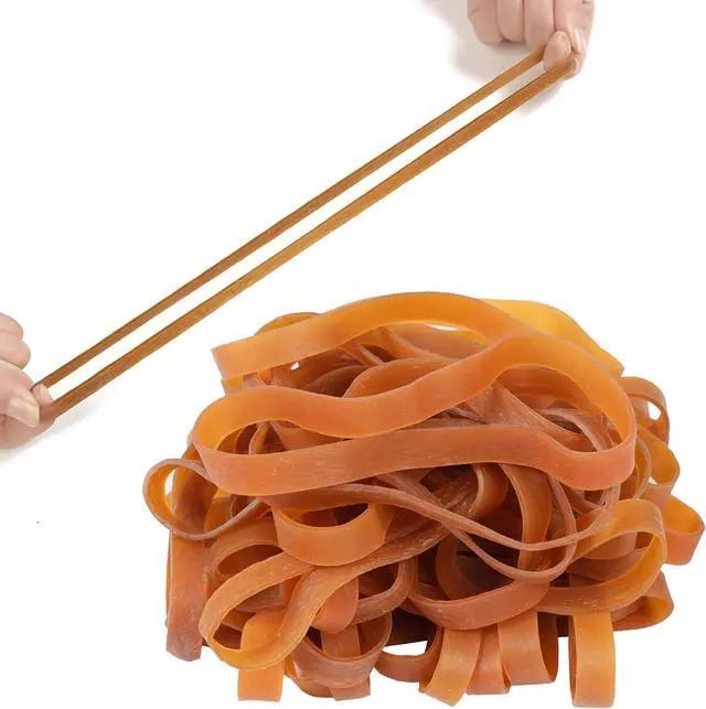 Alt view image 6 of 7 - Rubber Bands Large Wide 6.5inch 35pcs Rubber Bands for Office Supplies | Home School Heavy Duty Elastic bands Long