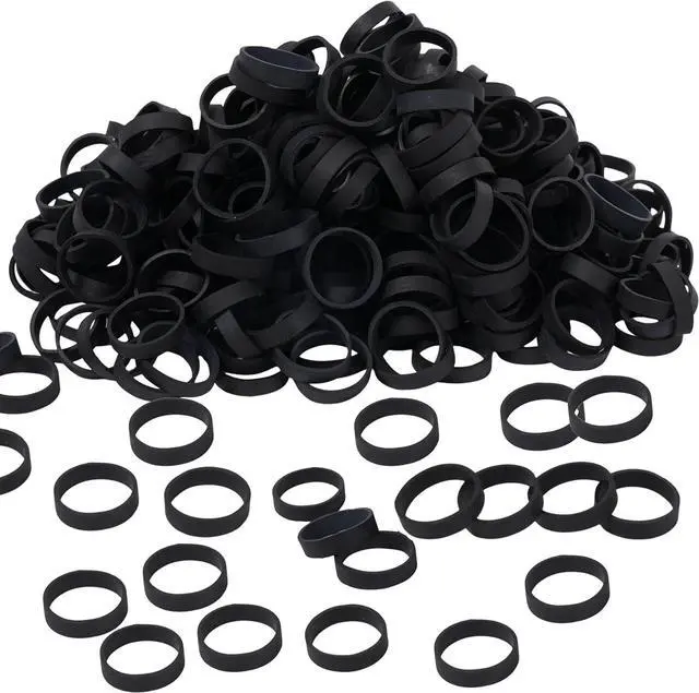 Alt view image 4 of 7 - Rubber Bands 150pcs 1.5in Small Elastic Bands for Cord Cable | Thick Strong Rubber Band for Office Supplies Home Wire