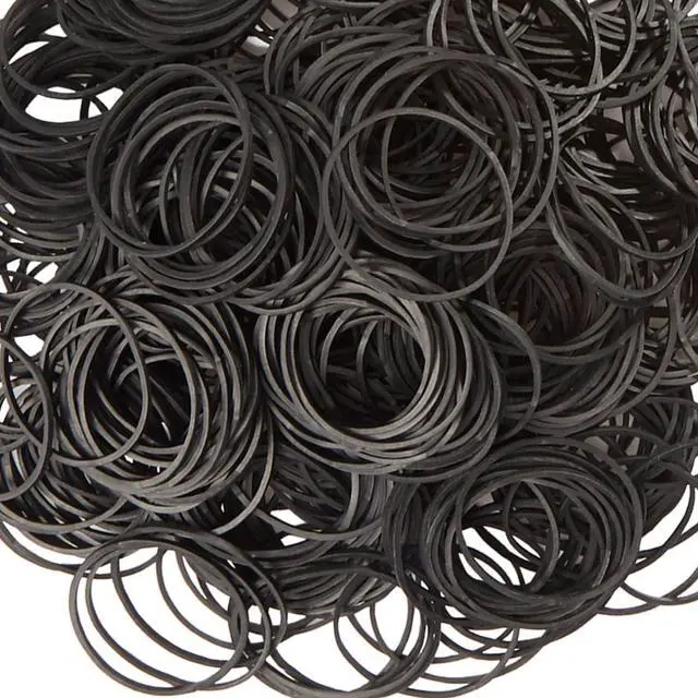 Alt view image 5 of 5 - AIWOQI Rubber Bands Size #16 Black Elastic Rubber Band Small 600Pcs | Strong Heavy Duty Rubber Bnds for Office Supplies Home Package Household