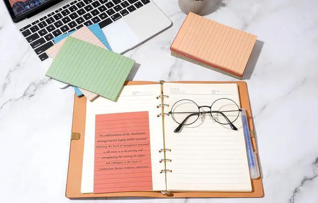 Alt view image 7 of 7 - (9 Pads) Lined Sticky Notes 4x6 in Post, Vintage Colors Self Pad Its | Super Sticking Power Memo Pads Its, 40 Sheets/pad, School Supplies and Oce Supplies, Easy to Post for Home, Office, Notebook