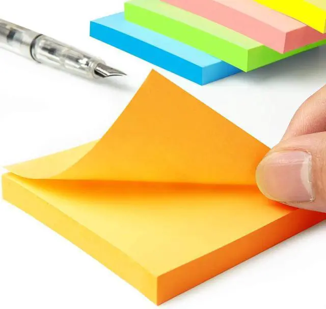 Alt view image 5 of 7 - Phthdoty 8 Pads Pop Up Sticky Notes 3x3 Refills 8 Bright Colors, 640 Sheets | Pop-Up Refills with Strong Adhesion and Clean Removal, Bright Colors Perfect for Study Notes and Office Memos