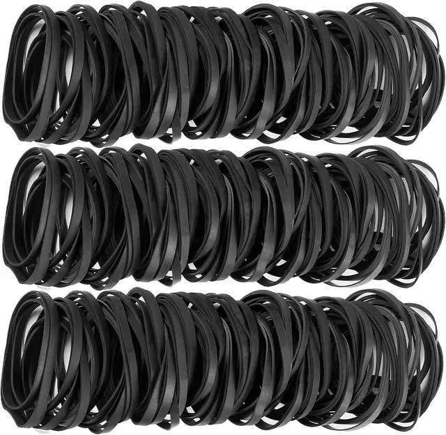 Alt view image 4 of 6 - Rubber Bands Black Size 64 110pcs Heavy Duty Thick Tactical Elastic Bands | Wide Rubber Band for Office Supplies Home money File Folders Strong Elastic Rubber Bands
