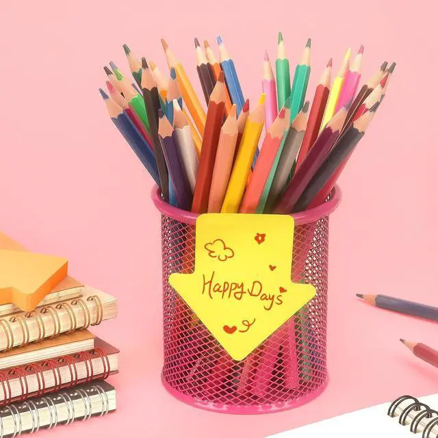 Alt view image 6 of 7 - SIMONA Arrow Shape Sticky Notes 8 Bright Colors, 600 Sheets | Arrow Design Self-Sticky Note Pads, 8 Assorted Bright Colors Sticky Notes for Office, School, Family