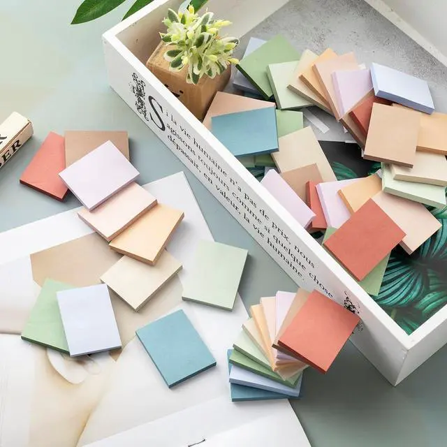 Alt view image 6 of 6 - (50 Pads) Sticky Notes 1.5x2, Vintage Colors, 10 Colors Self Sticky Notes | Easy to Post for Home, Office, Notebook