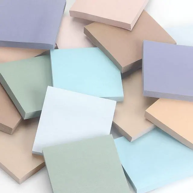 Alt view image 6 of 7 - Eastern Wolf Sticky Notes, 3x3 Inch, 8Pads, Vintage Color, 80 Sheets/Pad | Super Sticky, Self-Adhesive, Removable & Residue-Free