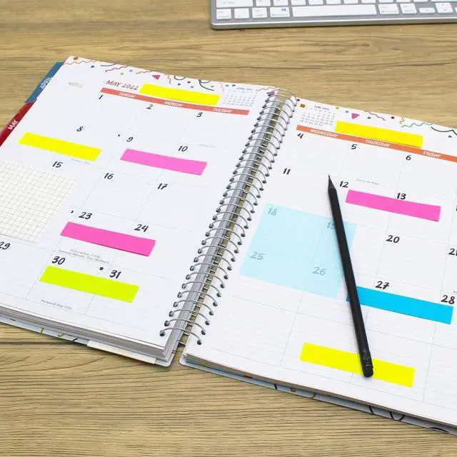 Alt view image 5 of 7 - Sticky Notes, 0.6x3 Inch, 1200 Sheets Self-Stick Notes, Easy to Post for School, Office, Notebook, Bright Colors Assorted, 100 Sheets/Pad
