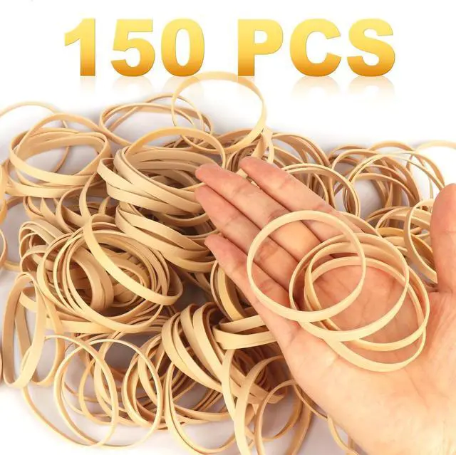Alt view image 4 of 7 - 150Pcs Rubber Bands Size #64 Rubberbands Elastics Rubber Bands Office Home | Size #64 Rubber Bands for Office Supplies School Home Elastic Bands Thin #64 Rubber Band for Office Supply File Folder