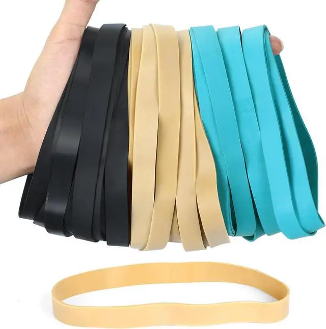 Main image of 36Pcs Large Rubber Bands Heavy Duty, Size#107, Thick | Extra Wide Big Rubber Bands for Office Supplies, Industrial & Power Wheels Traction, Reusable Ranger Bands