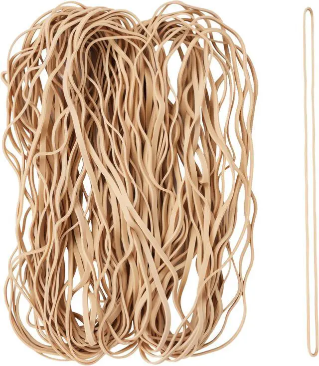 Alt view image 5 of 6 - AIWOQI Rubber Bands 12in 45Pcs Wide Long Garbage Can Rubber Band Large Big | Elastic Rubber Band for Office Supplies File Folders Litter Box Trash Can Bands(12" x 0.2")